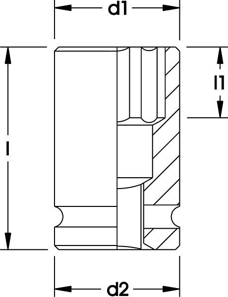 ELORA Kraftschrauber-Einsatz 3/8", TORX®, 797-E7, 0797000075000