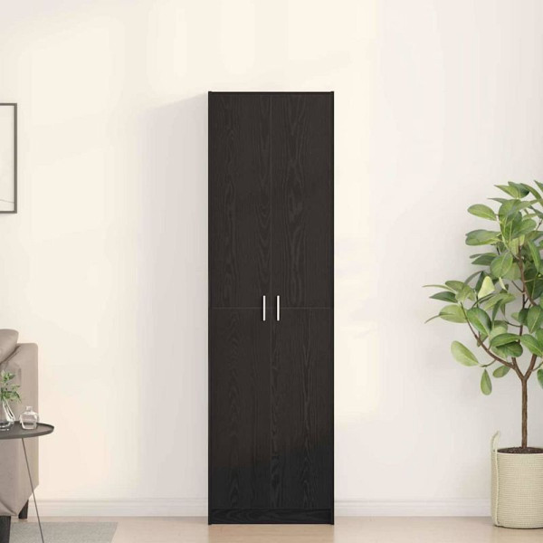 vidaXL Kleiderschrank Schwarze Eiche 55 x 25 x 189 cm Holzwerkstoff, 3334009