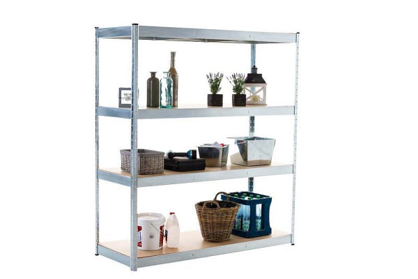 CLP Lagerregal 160x60x180 cm, silber, 306543, 4251563405672