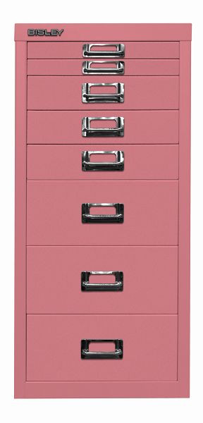 Bisley MultiDrawer™, 29er Serie, DIN A4, 8 Schubladen, pink, L298601