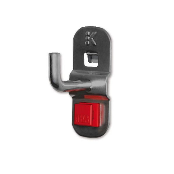 Kappes RasterPlan/ABAX Werkzeughalter anthrazitgrau, L 35 mm, mit senkrechtem Hakenende, Ø 6 mm, 3340.00.5508