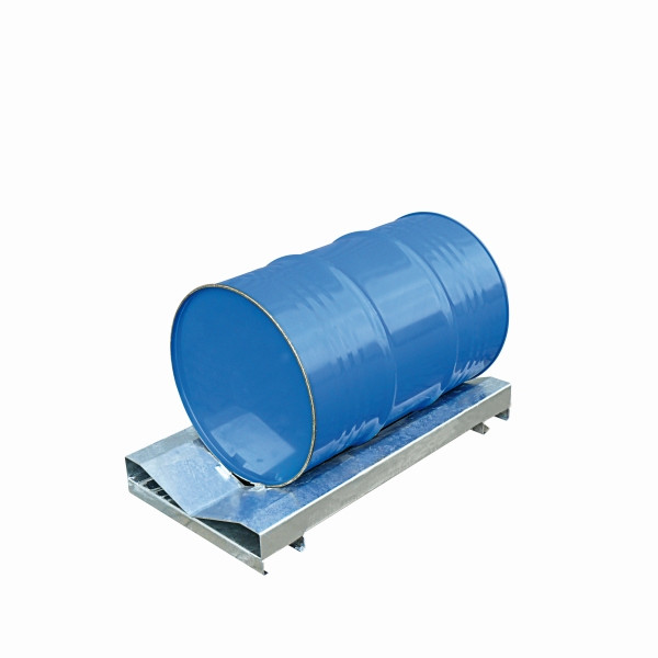 Eichinger Industrie Regal-Fasspalette für sichere Lage bei Transport und im Regal, 1 x Fass enzianblau, 22620000000097