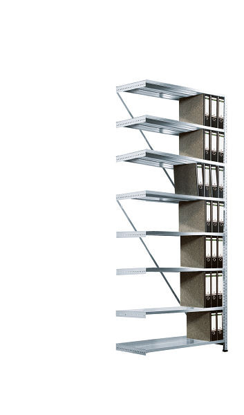 Scholz ARCHIVREGAL Anbaufeld 2640x1210x300 mm 8 Böden, 235223