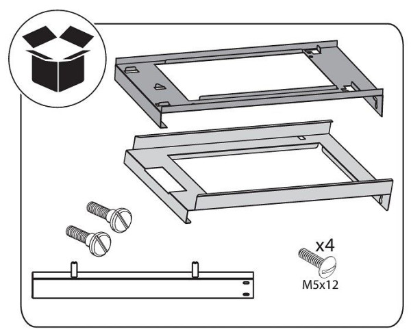 ALPENINOX Einfahrschiene für Rational Hordenwagen der Serie SCC und iCombi, 402880684