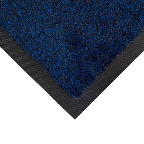 COBA Premium Schmutfangmatte waschbar COBAwash Schwarz/Blau 1.35m x 2.05m, LM010205