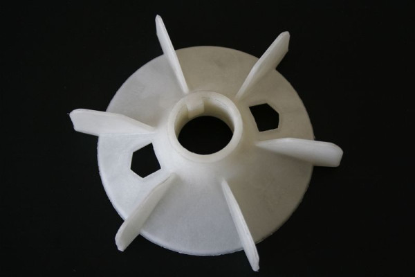 ELMAG PVC-Lüfterflügel, Außen-Ø: 135 mm, BØ 28 mm, weiß für Motor 4/5, 5 PS (Type Y112M), 9010807