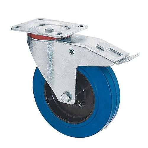 Rollcart Lenkrollen mit Doppelstop, Tragkraft: 300 kg, 28-1217