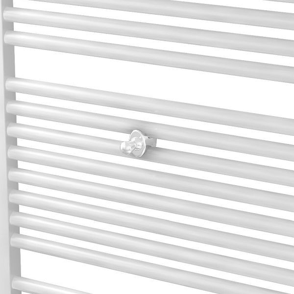 Ximax Heizkörper Zubehör Handtuchknopf Design Weiß, 53126