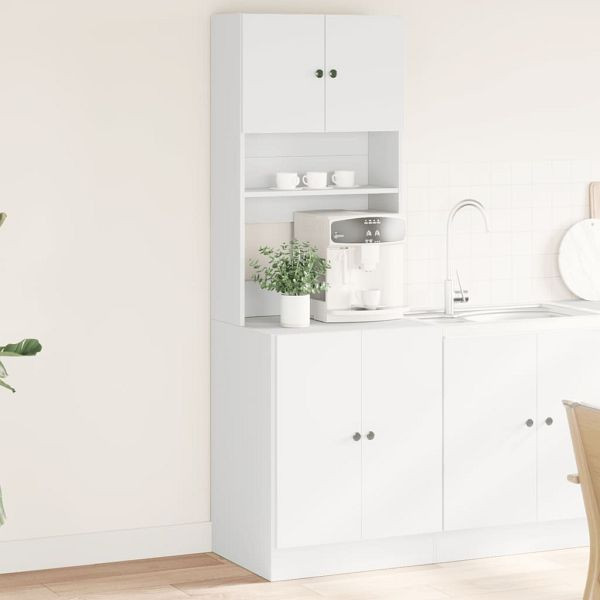 vidaXL Küchenschrank Weiß 60x50x180 cm Holzwerkstoff, 3276637