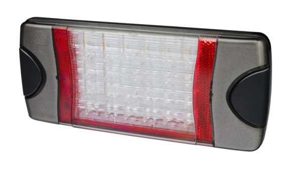 HELLA Heckleuchte, DuraLED Combi, LED, 12/24V, Anbau, Stecker: DEUTSCH Stecker, rechts/links, 2VP 015 075-001