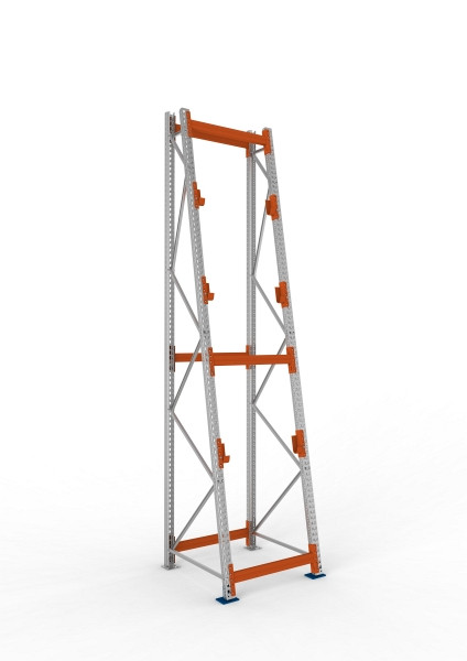 Meta A Ständer Kabeltrommel Grundregal 4400 x 900 x 1100 kpl. für 3 Achsen vzk / RAL 2001 multipal, 9900005989