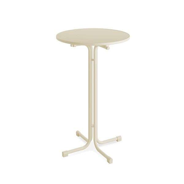 Feros Stehtisch Berlin Sand Ø 80 cm, P15381, 8719979479725