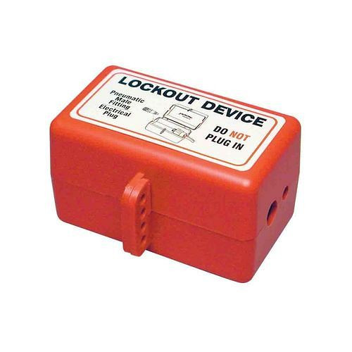 DENIOS Kombi-Lockout-Vorrichtung für elektrische und pneumatische Stecker, 311937