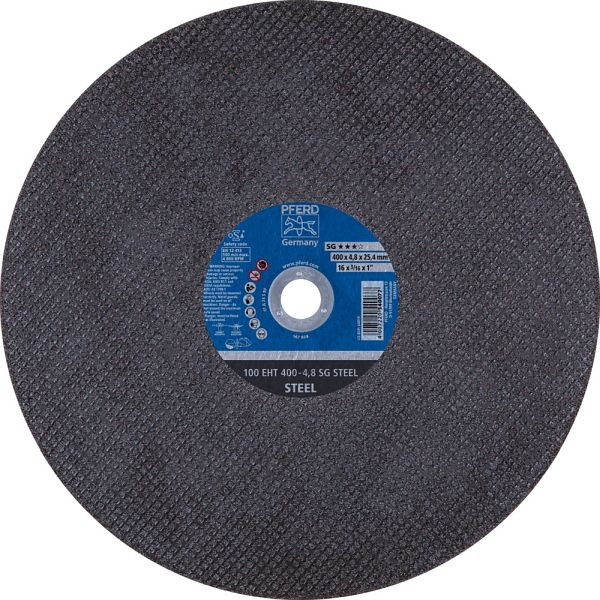 Pferd Trennscheibe 100 EHT 400-4,8 SG STEEL/25,4, VE: 10 Stück, 61329825