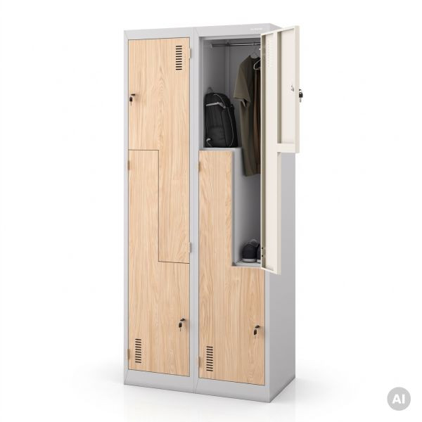 Jan Nowak Kleiderschrank Typ L, Grau, Sonoma-Eiche, 800x1850x450 mm, JULIA Eco Design, 2258