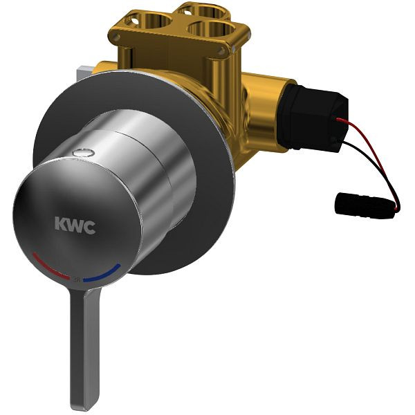 KWC Funktionsblock, F5, Einhebel-Thermostat, thermostatisch gesteuerte Mischkartusche, Magnetventil, Steckanschluss, 2030070004