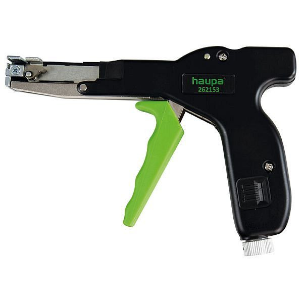 Haupa Verarbeitungswerkzeug für Kabelbinder Metall 2,5-5mm, automatisches Abschneiden, 262153