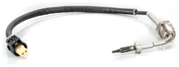 HELLA Sensor, Abgastemperatur, 2-polig, geschraubt, Kabel: 540mm, 6PT 014 495-021