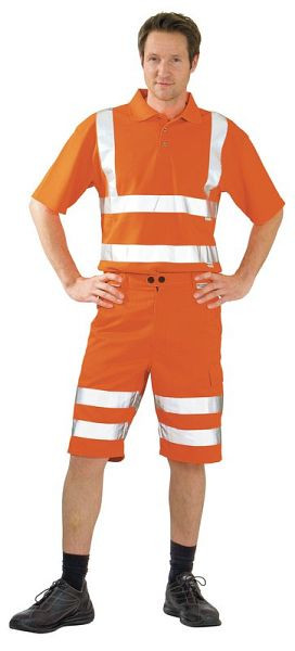 Planam Warnschutz Shorts, uni orange, Größe S, 2015044