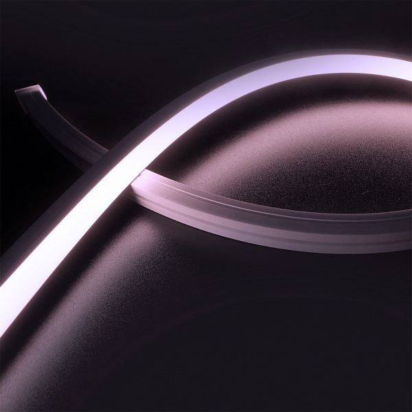 ISOLED LED NeonPRO RGB Custom Flexband B13H13, 24V DC, 12W, IP67, 5m Rolle, 140 LED/m, mit Clips, 116290