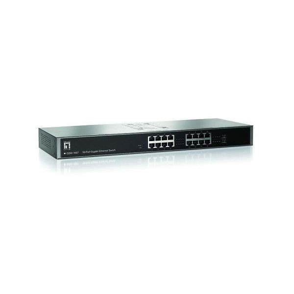 LEVELONE Gigabit Switch Modul 16x10/100/1000Mbps GSW-1657, 112213