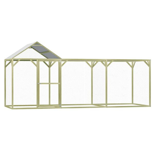 vidaXL Hühnerkäfig 4,5x1,5x2 m Imprägniertes Kiefernholz, 278401