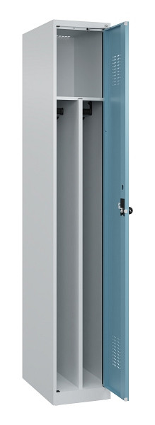 C+P Spind Evolo PLUS, 1 Abteil, 1850x300x500mm, 7035/0010, Verschluss Drehriegel, 049000-10F S10009
