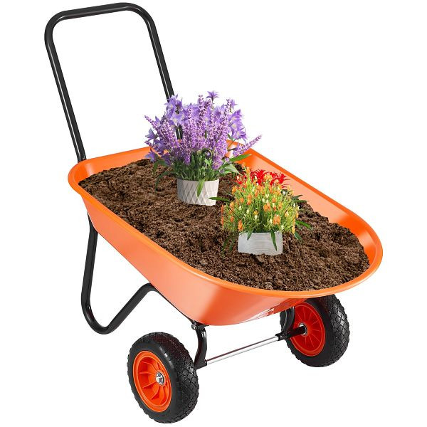 VEVOR Schubkarre Transportkarre Bauschubkarre Schiebkarre 180kg 125x63x82cm, FDL2LHYTC2JLVT7G3V0