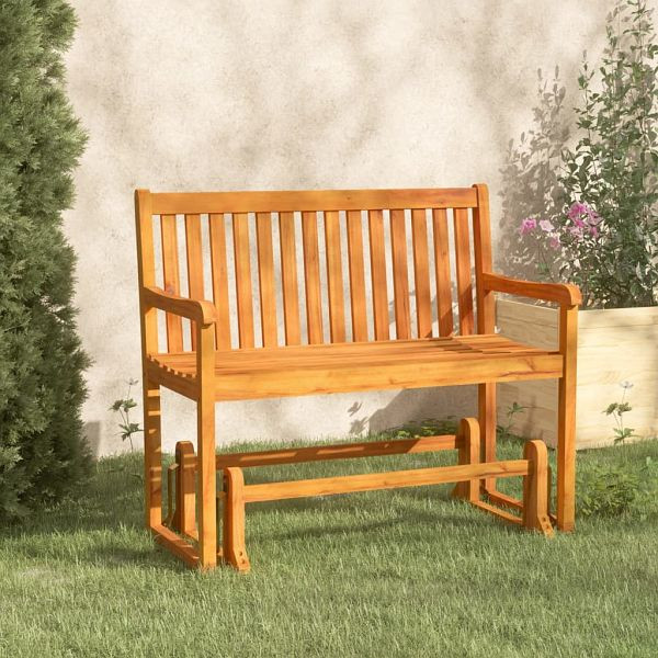 vidaXL Garten-Schaukelbank 110 cm Massivholz Akazie, 316608
