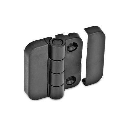 Ganter Scharniere ohne Raststellungen, Kunststoff (GN 122.2-45-50-EH), VE: 25 Stück, 122.2-45-50-EH