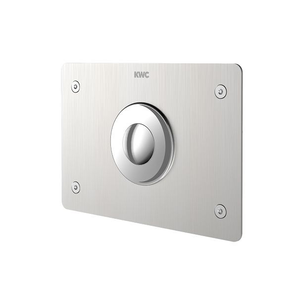 KWC Betätigungsplatte, Edelstahl, 190x140 mm, für Spülkasten, Spezialschrauben, 2030068181
