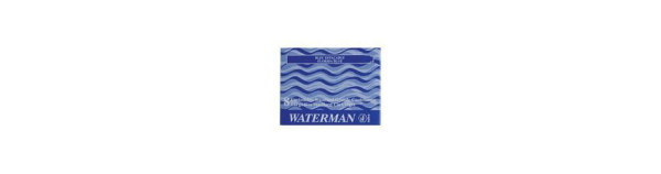 WATERMAN Tintenpatronen - floridablau, Standard-Großraum, VE: 8 Stück, S0110860