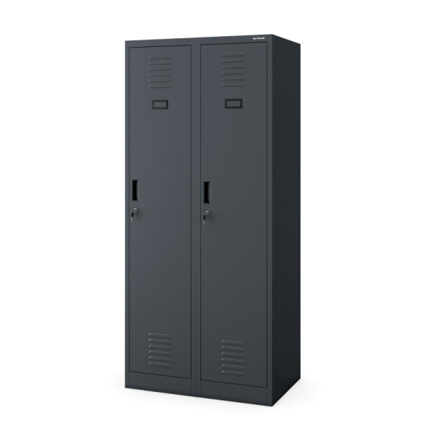 Jan Nowak Kleiderspind Umkleideschrank mit 4 Fächern KACPER, 800 x 1800 x 500 mm, antrazit, 1839