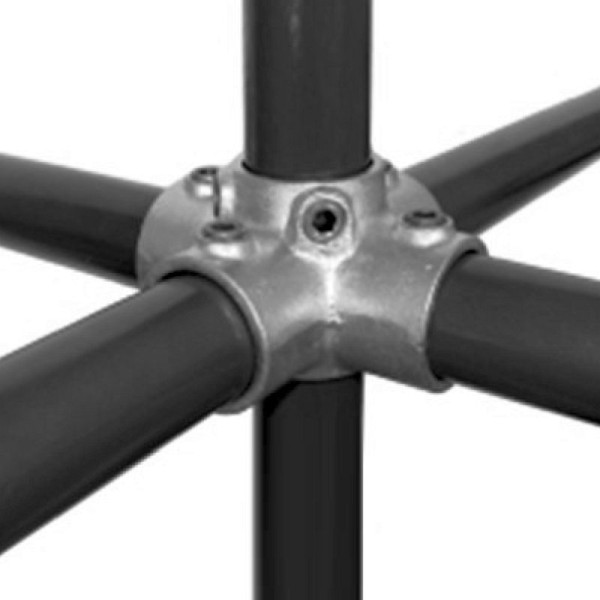 Stein HGS Kreuzstück 4-fach, aus Temperguss, Rohr Ø 42 mm, VE: 10 Stück, 62538.0004