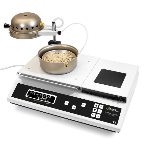PCE Instruments Feuchtebestimmerwaage, Heiztemperatur 360°C, GLP-Datenverwaltung, PCE-UX 3011Q