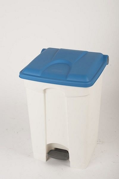 Probbax Treteimer 45L weiß/blau, PP, SO-1245-WBLU