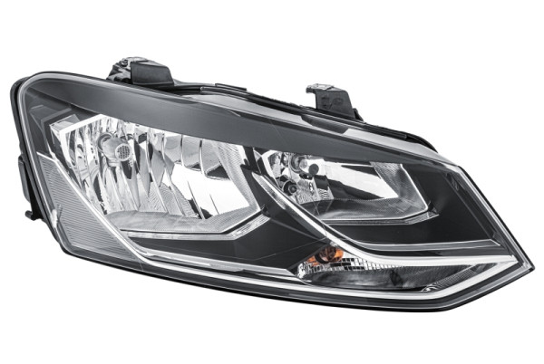 HELLA FF/Halogen-Hauptscheinwerfer - für u.a. VW Polo (6R1, 6C1) - ECE - für Rechtsverkehr - rechts, 1EB 012 034-021