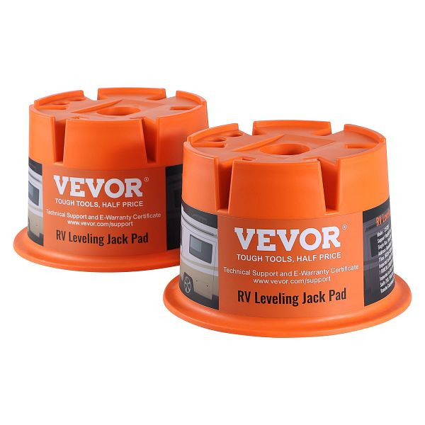 VEVOR Trailer Jack Block 2000LBS RV Reisezubehör Stabilisatorständer 2er-Pack, ZXKLJT8YC000EG32JV0
