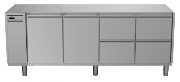 ALPENINOX Kühltisch, 4 Abteile CRIO HPO 4-7031, für GN 1/1, zentralgekühlt, Umluftkühlung, 402712838