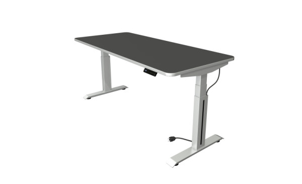 Kerkmann Sitz-/Stehtisch B 1800 x T 800 mm, elektrisch höhenverstellbar von 640-1290 mm, anthrazit, (Montage), 10010713-1