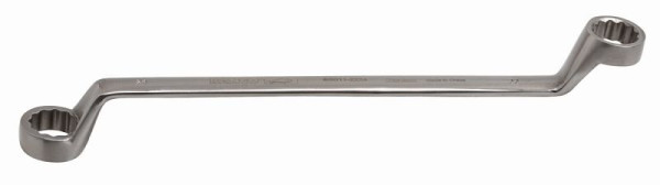 Bahco Doppelringschlüssel, Edelstahl/Inox, magnetisch, gekröpft, SW 5.5 + 7 mm, SS011-0507
