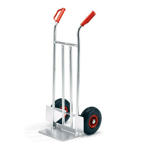 Rollcart Kleine Alu-Stapelkarre (510x460), Tragkraft: 150 kg, Luft, 21-9134