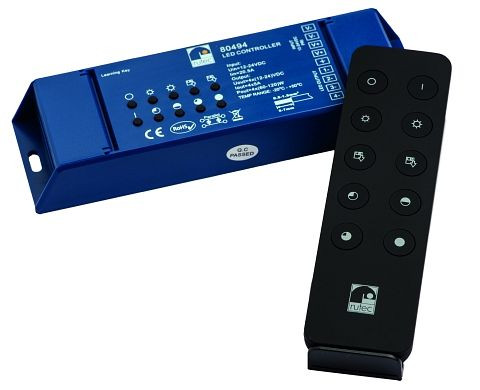 rutec LED Controller einfarbig 12V/24V mit Fernbedienung 240W/480W, 80494