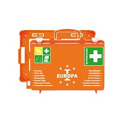 SÖHNGEN Erste Hilfe Koffer, EUROPA I Orange, gefüllt, 3001356