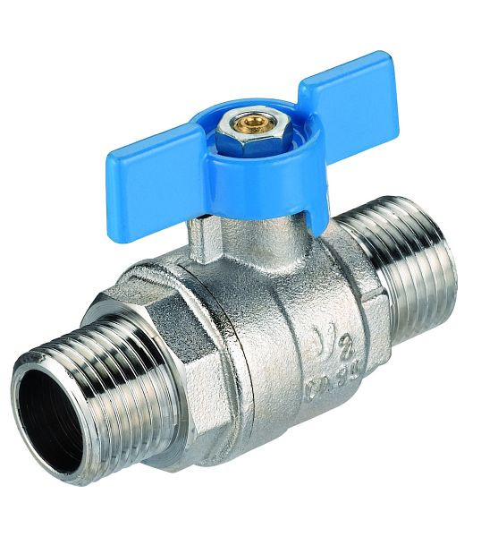 Prevost Kugelhahn mit 2 zylindrischen Außengewinden PN 40, AG BSPP= G 3/4, RSIM 27PAP