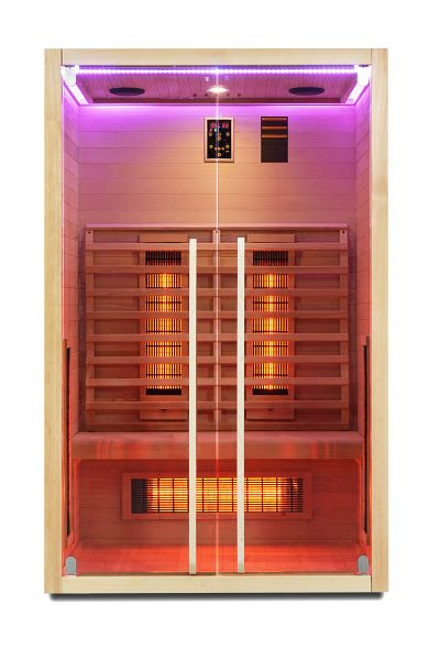 Sanotechnik RUBY 2 Infrarotkabine 2 Personen, 120x100x195 cm (Bausatz), J20120