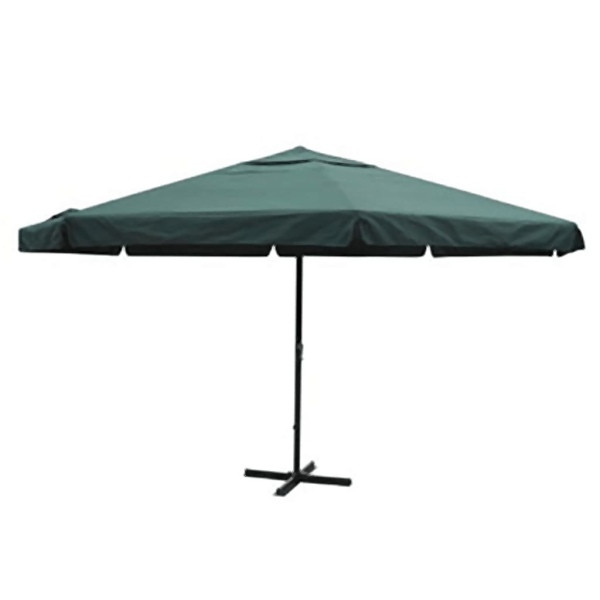 vidaXL Sonnenschirm Grün Aluminium 500 cm, 40302, 8718475802877