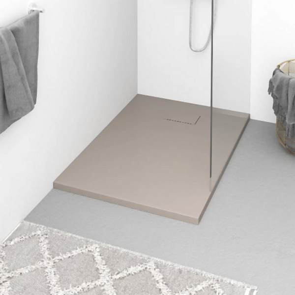 vidaXL Duschwanne SMC Braun 100x70 cm, 148926, 8720286191392