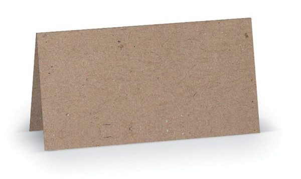 RÖSSLER Tischkarte Paperado - 10 x 10 cm, 250 g/qm, kraft, 16403062
