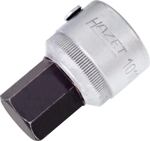 Hazet Schraubendreher-Steckschlüsseleinsatz, Vierkant hohl 20 mm (3/4 Zoll), Innen-Sechskant Profil, 22 mm, 1010-22